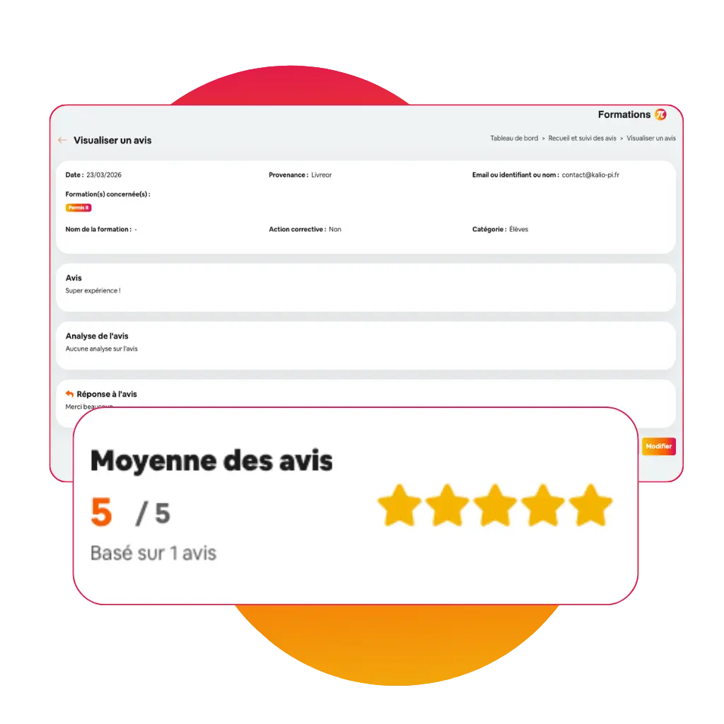 Recueil et suivi des avis_