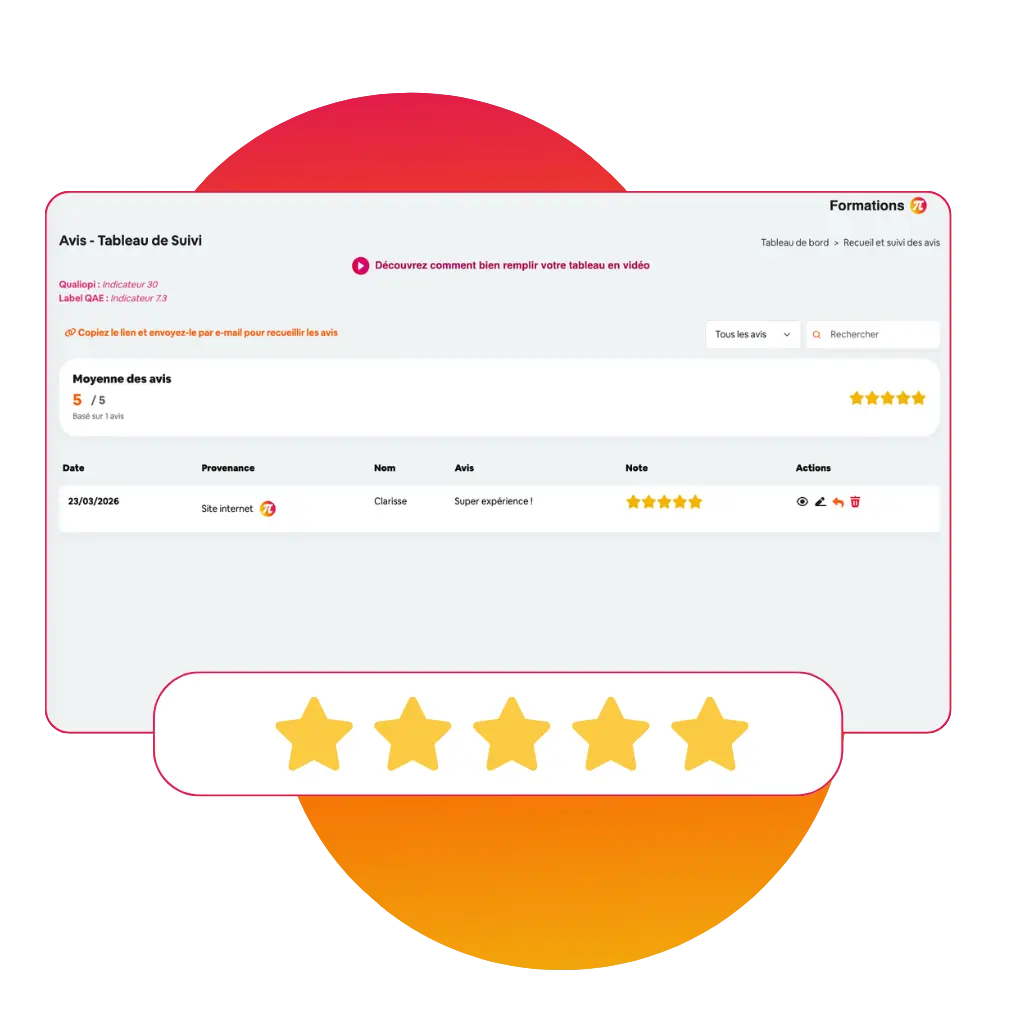 Recueil et suivi des avis_